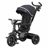 Детский трехколесный велосипед с родительской ручкой,Tilly Dynamic T-3810, черный