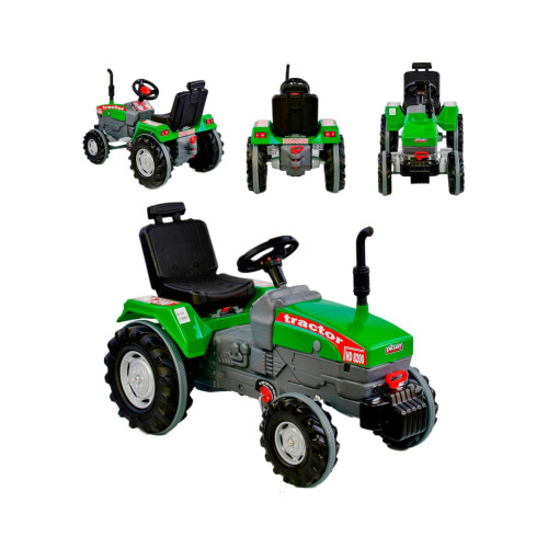 Дитячий великий трактор з педалями Pilsan 07-294 зелений