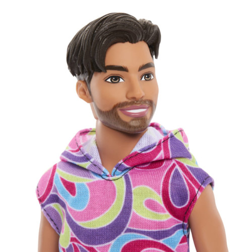 Лялька Barbie Fashionistas Кен Модник у вінтажному худі з коротким рукавом (HRH26) — 12691