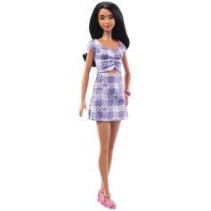 Лялька Barbie Fashionistas у сукні з фігурним вирізом (HPF75)