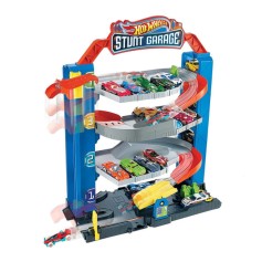 Чотирьохповерховий гараж для машинок Hot Wheels (GNL70)