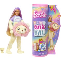 Лялька Barbie Cutie Reveal серії М'які та пухнасті – левеня (HKR06)