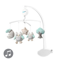 Музыкальная карусель на детскую кроватку BabyOno Сова София (443)