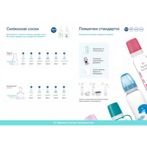 Пляшечка для годування скляна Canpol Babies рожева, 120 мл (42/202)