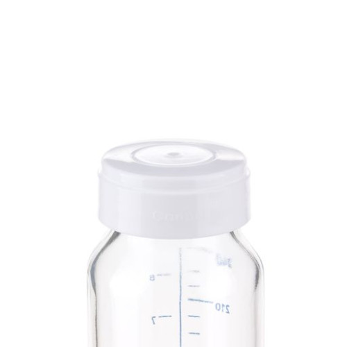 Пляшечка для годування скляна Canpol Babies рожева, 240 мл (42/201)