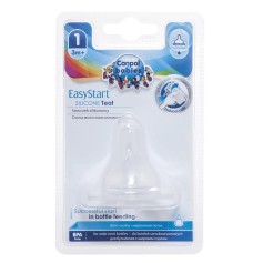 Соска силиконовая Canpol babies EasyStart медленный поток, 3+, 1 шт. (21/720)
