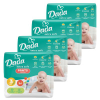 Підгузки-трусики Dada Extra Soft 3 (6-11кг), 136 шт. (4 уп. х 34 шт.)