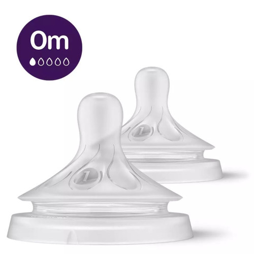 Соска силіконова Philips Avent Анти-Колік, повільний потік, від 0+ міс., 2 шт. (SCY961/02) — 11873 Соска силіконова Philips Avent Анти-Колік, повільний потік, від 0+ міс., 2 шт. (SCY961/02) — 11873