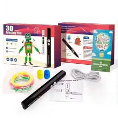 3D Ручка для детей (2 цвета, PLA-3цвета, USB-шнур)