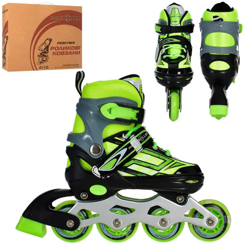 Детские раздвижные ролики A 4144-S-GR (31-34)