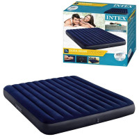 Матрац велюр надувний Intex 183-203-25см, до 272кг, 64755