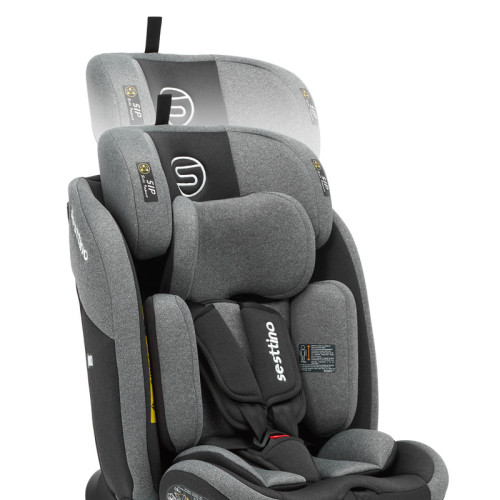 Детское автокресло Sesttino Oktagon Pro Isofix 40-150см серый (SOPG) — 22698 Детское автокресло Sesttino Oktagon Pro Isofix 40-150см серый (SOPG) — 22698