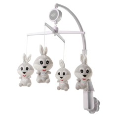 Детская карусель для кроватки 4baby "Кролик" (RABBIT R08)