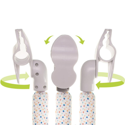 Игрушка-дуга на кроватку и коляску 4Baby "Кролик" 0м+ серый (RABBIT R12) — 22766
