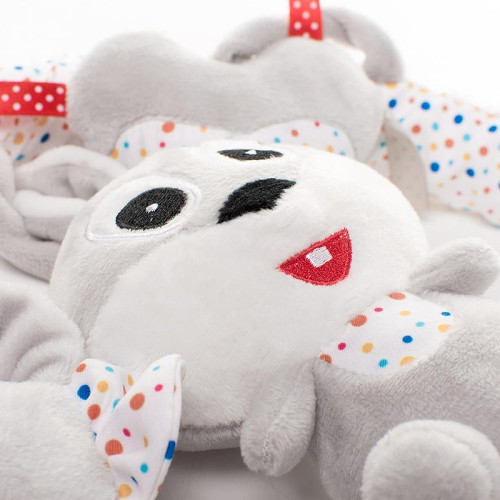 Игрушка-дуга на кроватку и коляску 4Baby "Кролик" 0м+ серый (RABBIT R12) — 22766