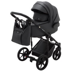 Коляска 2в1 Adamex Porto Light ECO SA-5 Графіт