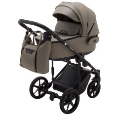 Коляска 2в1 Adamex Porto Light ECO SA-9 Темний капучино