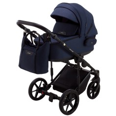 Коляска 2в1 Adamex Porto Light Tip TK-12 Темно-синій
