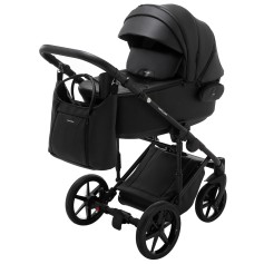 Коляска 2в1 Adamex Porto Light ECO SA-2 Чорний