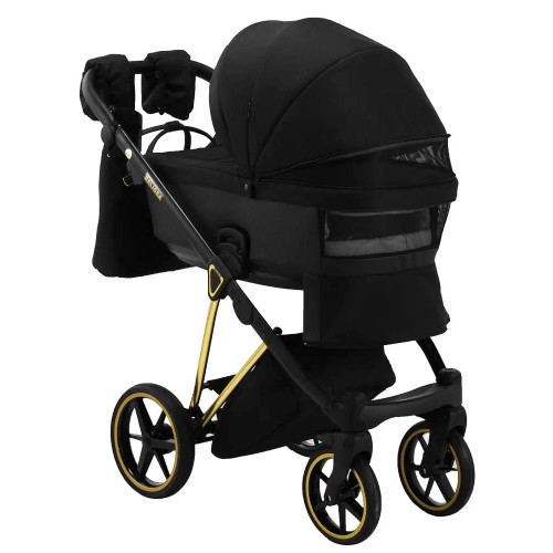 Коляска 2в1 Adamex Belissa Special Edidion Gold PS-569 Чорний (перфорація) — 4805 Коляска 2в1 Adamex Belissa Special Edidion Gold PS-569 Чорний (перфорація) — 4805
