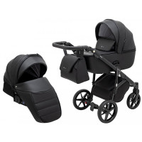 Коляска 2 в 1 Adamex Nola Eco SA-2 черная
