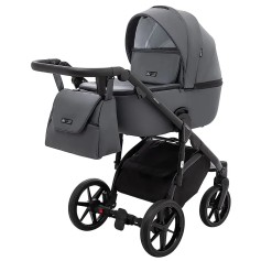 Коляска 2в1 Adamex Nola Eco SA-5 графіт