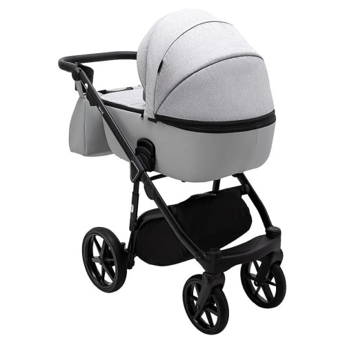 Коляска 2в1 Adamex Nola PS-46 светло-серый — 13560