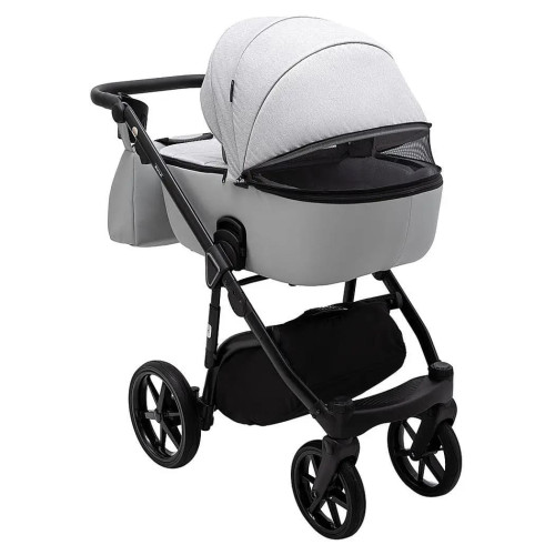 Коляска 2в1 Adamex Nola PS-46 светло-серый — 13560
