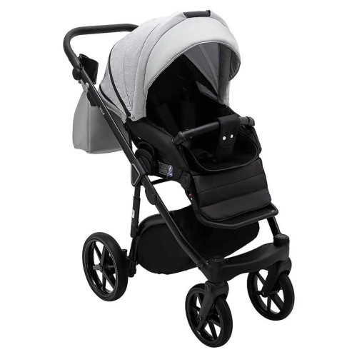 Коляска 2в1 Adamex Nola PS-46 светло-серый — 13560