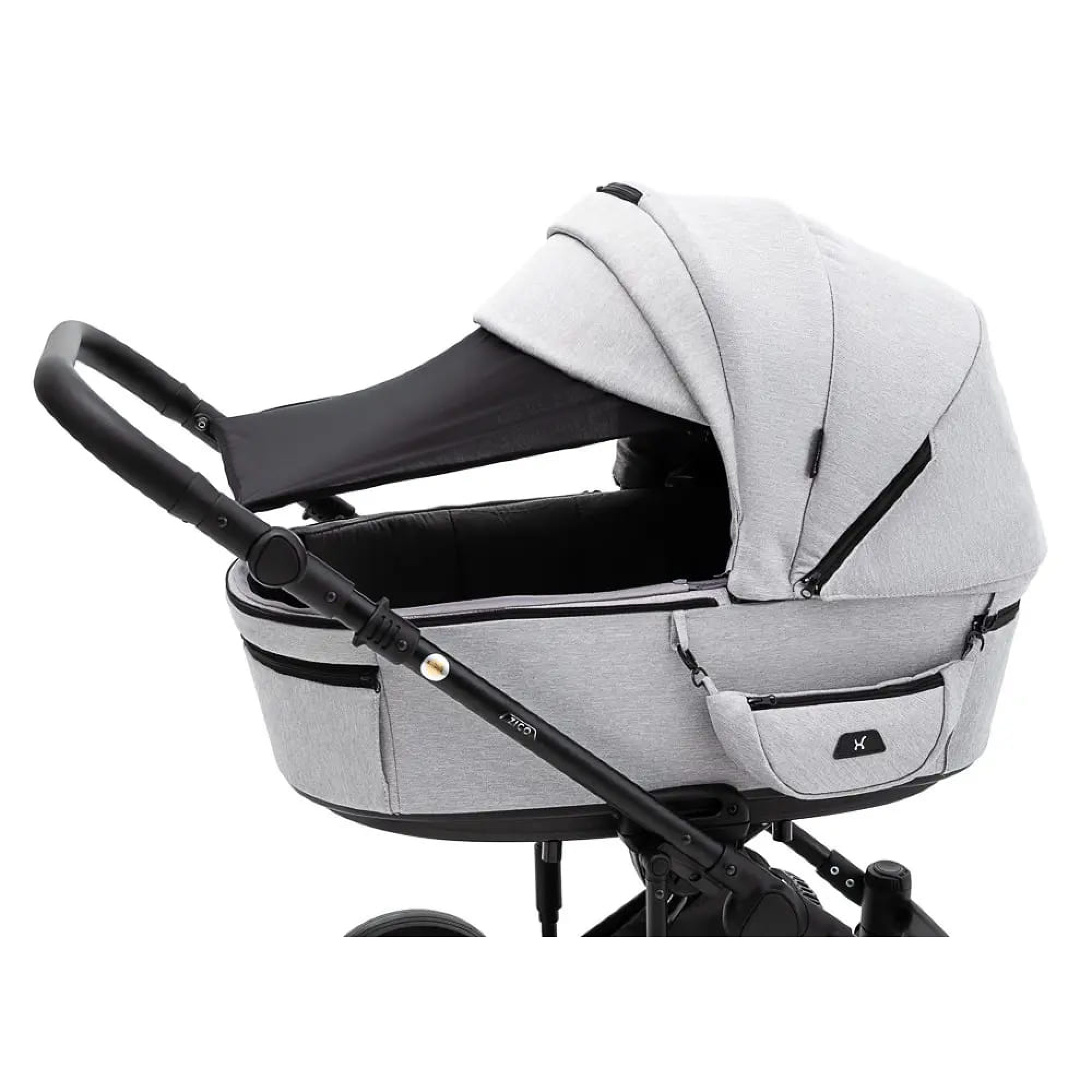 Коляска 2в1 Adamex Zico Tip TK-1 світло-сірий — 13570 | New-Baby