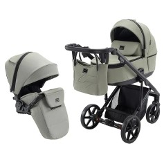 Коляска 2 в 1 Adamex Dolce Lux светло-зеленая TK-159