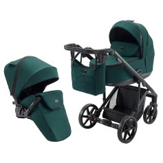 Коляска 2 в 1 Adamex Dolce Lux зеленая TK-156