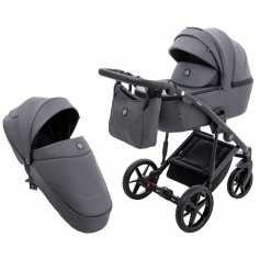 Коляска 2в1 Adamex Mobi Air Thermo New ECO SA-5 графит