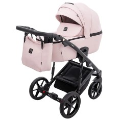 Коляска 2в1 Adamex Mobi Air Thermo New ECO SA-15 рожевий пудра