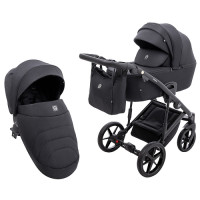 Коляска 2в1 Adamex Mobi Air Thermo New Lux TK-53 чорна