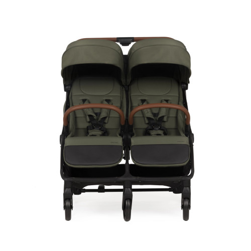 Коляска прогулянкова для двійні Adamex Alto Dark green — 24865