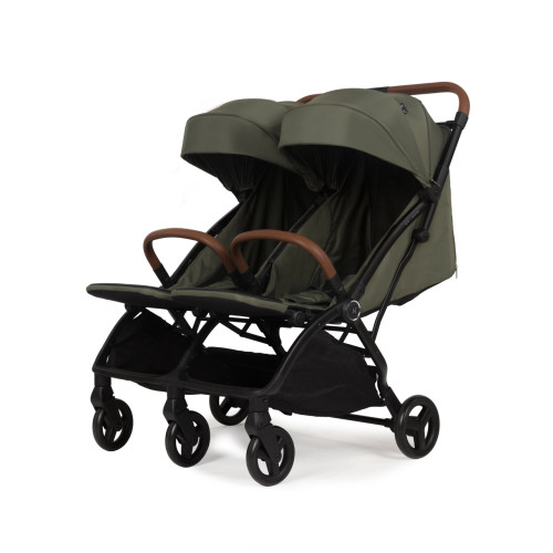 Коляска прогулянкова для двійні Adamex Alto Dark green — 24865