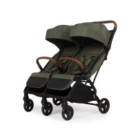 Коляска прогулянкова для двійні Adamex Alto Dark green
