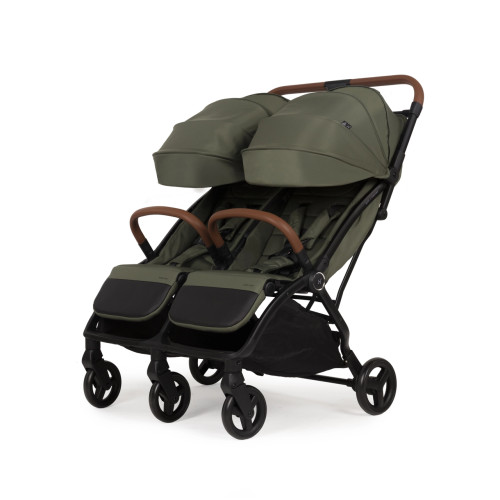 Коляска прогулянкова для двійні Adamex Alto Dark green — 24865
