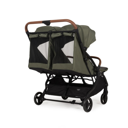 Коляска прогулянкова для двійні Adamex Alto Dark green — 24865