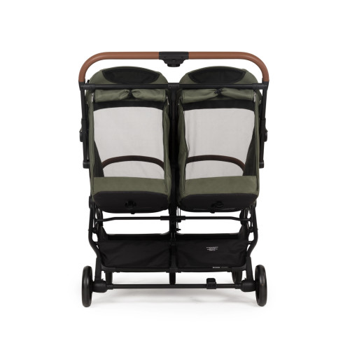 Коляска прогулянкова для двійні Adamex Alto Dark green — 24865