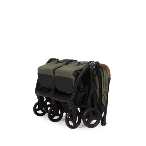 Коляска прогулянкова для двійні Adamex Alto Dark green — 24865
