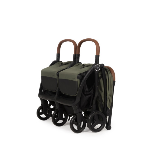 Коляска прогулянкова для двійні Adamex Alto Dark green — 24865
