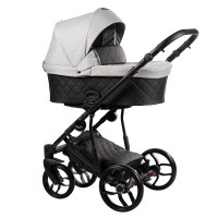 Дитяча універсальна коляска 2в1 Baby Merc Piuma сіра (03B)