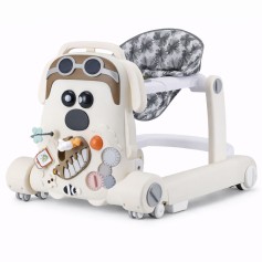 Дитячі музичні ходунки Adbor Dog 807 beige (807B)