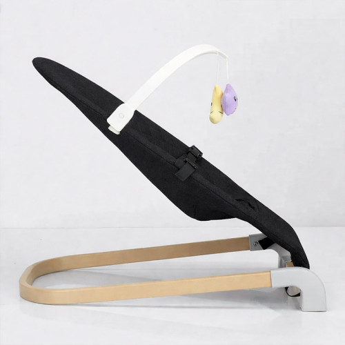 Дитячий шезлонг-гойдалка Adbor Cloud 601 black (AD601BL) — 23412