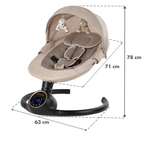 Заколисуючий центр 2в1 Kidwell Reve beige/gold (KRBGS) — 24750 Заколисуючий центр 2в1 Kidwell Reve beige/gold (KRBGS) — 24750