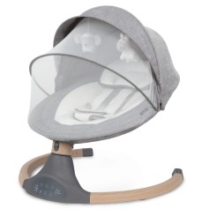 Детское кресло-качеля 2в1 Kidwell Luxi dark melange-wooden (KLWDM)