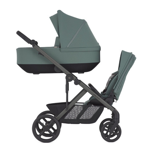 Модульная коляска Anex Modu Double Greeny (2 люльки + 2 прогулочных блока) — 24986
