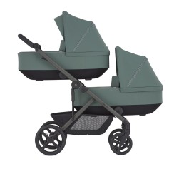 Модульная коляска Anex Modu Double Greeny (2 люльки + 2 прогулочных блока)